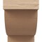 Ekena Millwork 6in. W x 8in. H x 12in. L Alpine Woodgrain TimberThane Rafter Tail, Primed Tan RFTUR06X08X12ALPRCPR - alternate 4